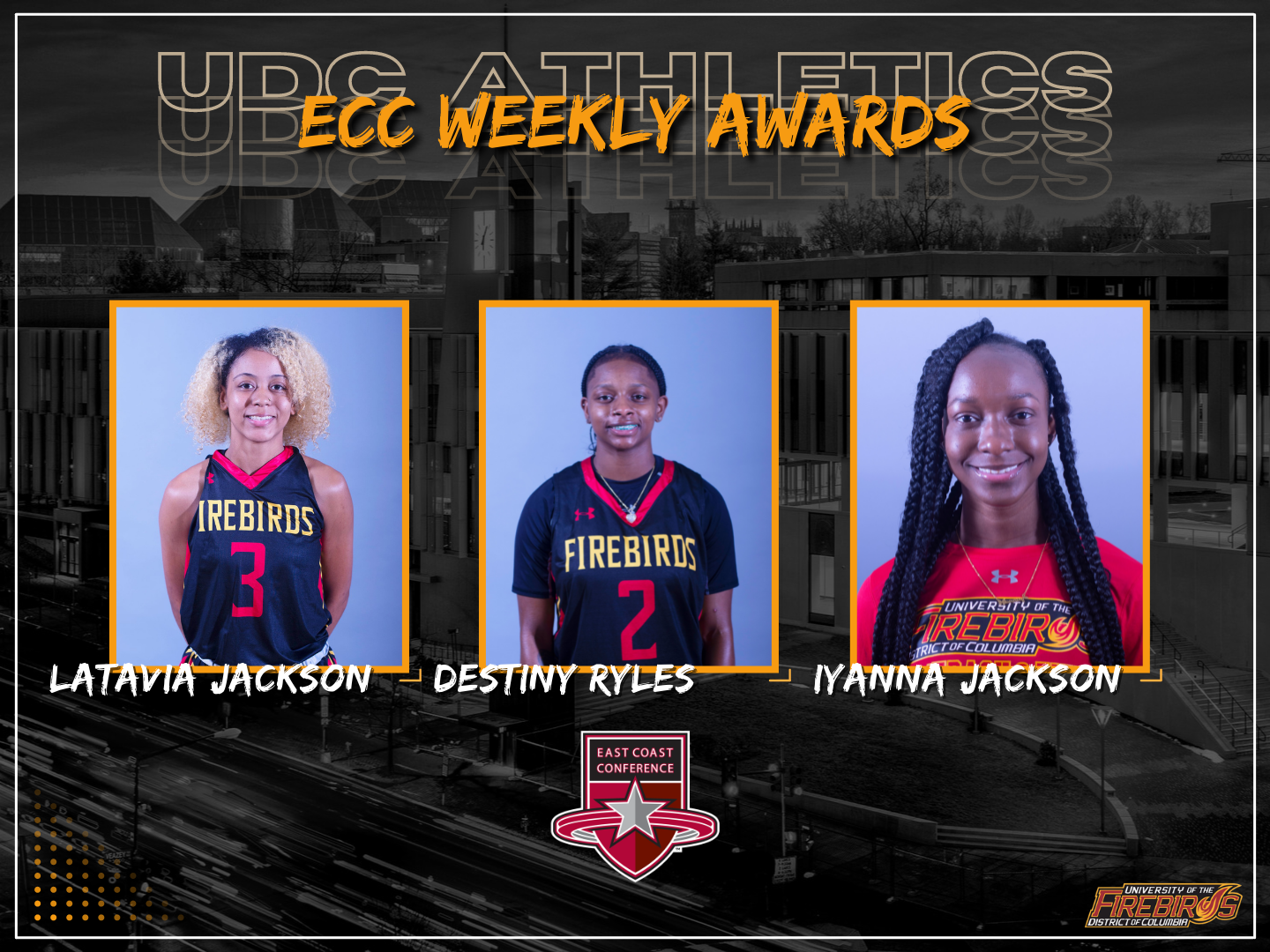 Latavia Jackson, Destiny Ryles and Iyanna Jackson Cap the Week with ECC Weekly Awards