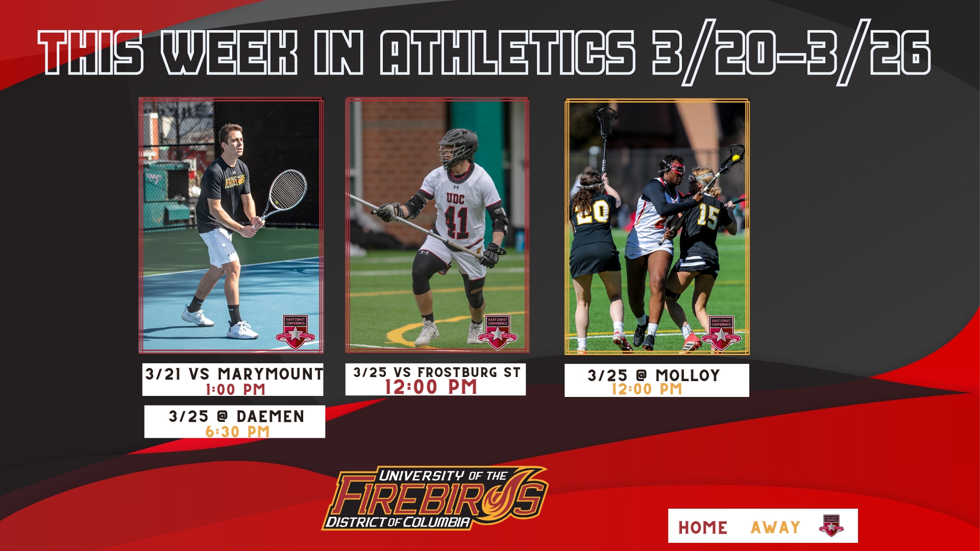 This Week in Athletics 3/20-3/26