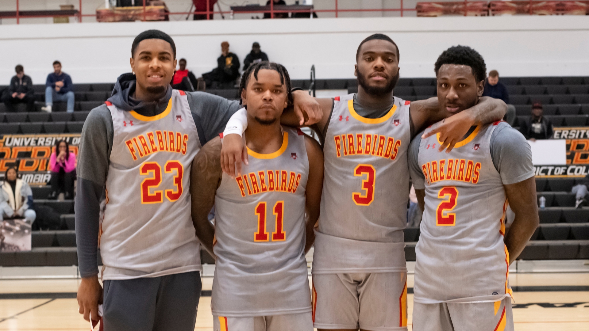 (From left to Right) Kenyon Stone, Juanye Colon, Deonte Hicks and Jahmir Marable-Williams,