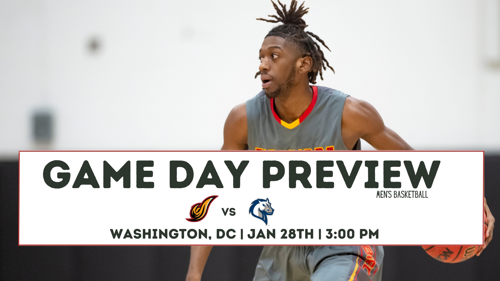 Game Day Preview: Men's Basketball Faces of Against Mercy at Home