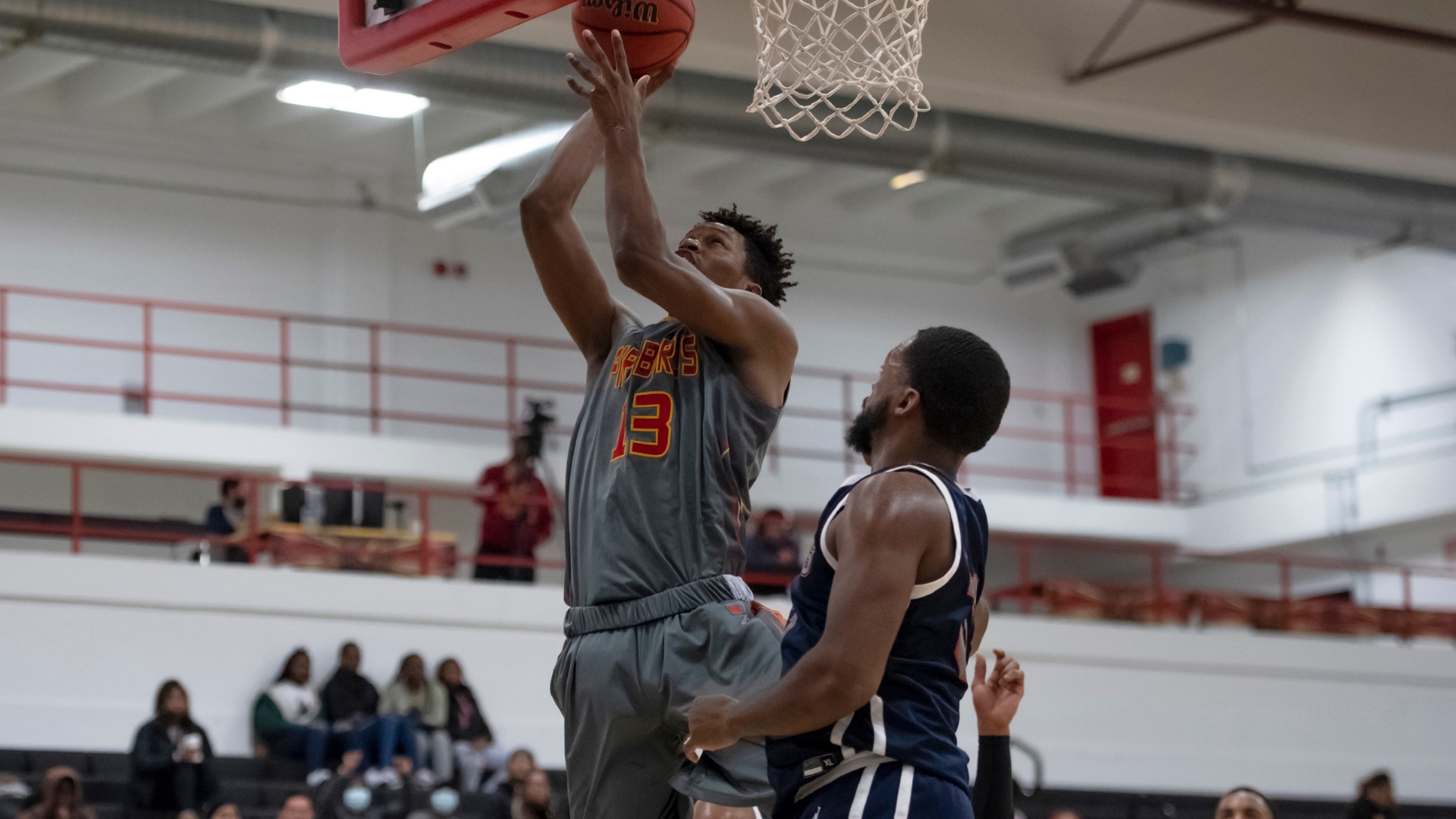 Campbell posted a double-double pulling down 10 rebounds to go with his 12 points.