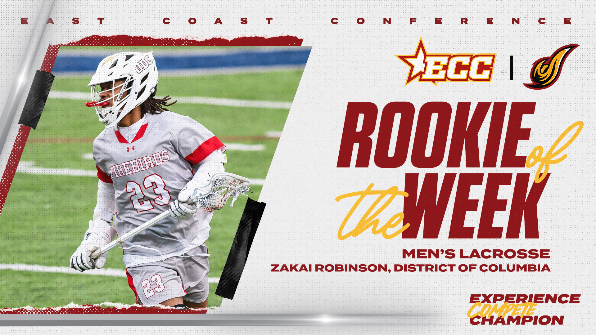 Zakai Robinson Named ECC Rookie of the Week