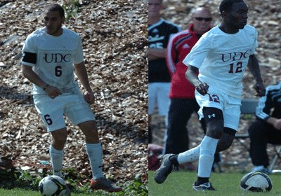 Seniors Samer Shehadeh & Odingas Anyabuike honored during "Senior Day"