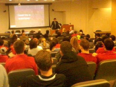Sunderland&rsquo;s Gary Hutchinson Speaks to UDC Student-Athletes on Best Practices in Managing Professional Sports Enterprises