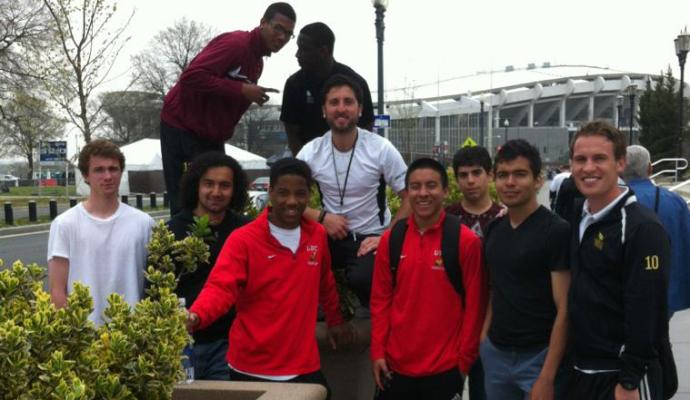 University of the District of Columbia Men's Soccer Volunteers At Rock n' Roll Marathon