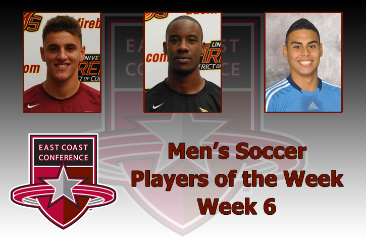 Nenad Smiljanic, Louis Connor Sweep ECC Offensive, Defensive Player of the Week Awards