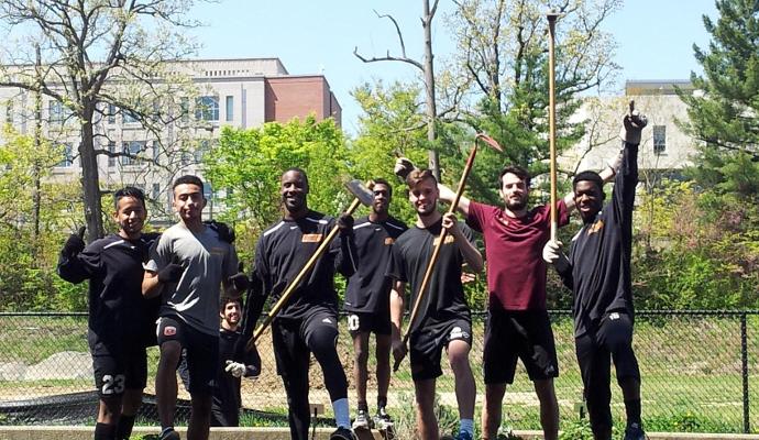 Firebirds Men&rsquo;s Soccer Team Volunteers at UDC&rsquo;s Garden of Senses