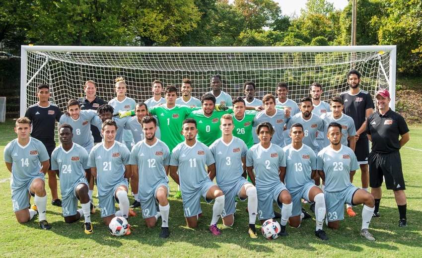 Firebird Men's soccer worked their annual community service at the Rock N Roll Marathon.