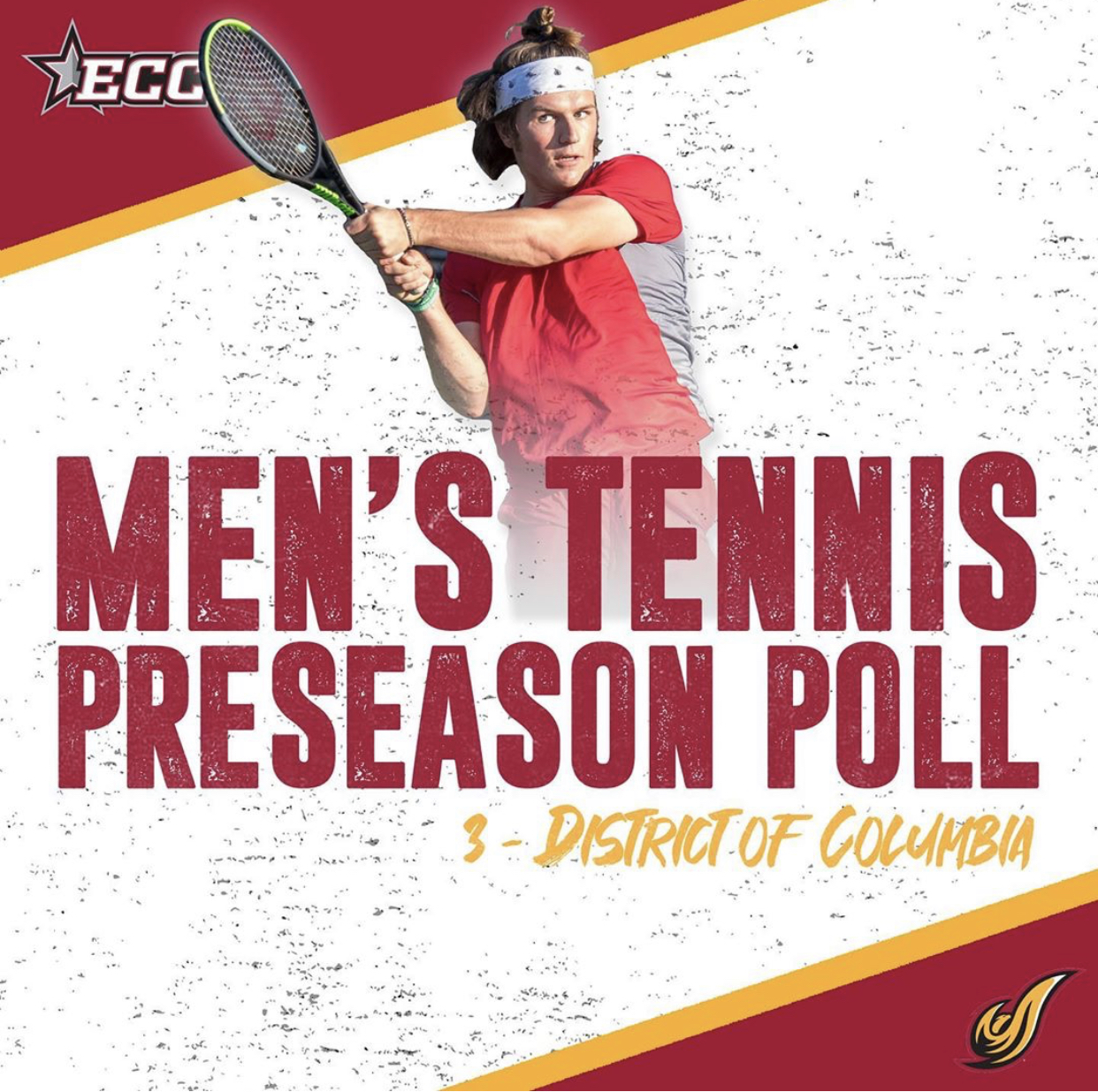 UDC Men&rsquo;s Tennis Voted to Place Third in the ECC Conference Preseason Poll