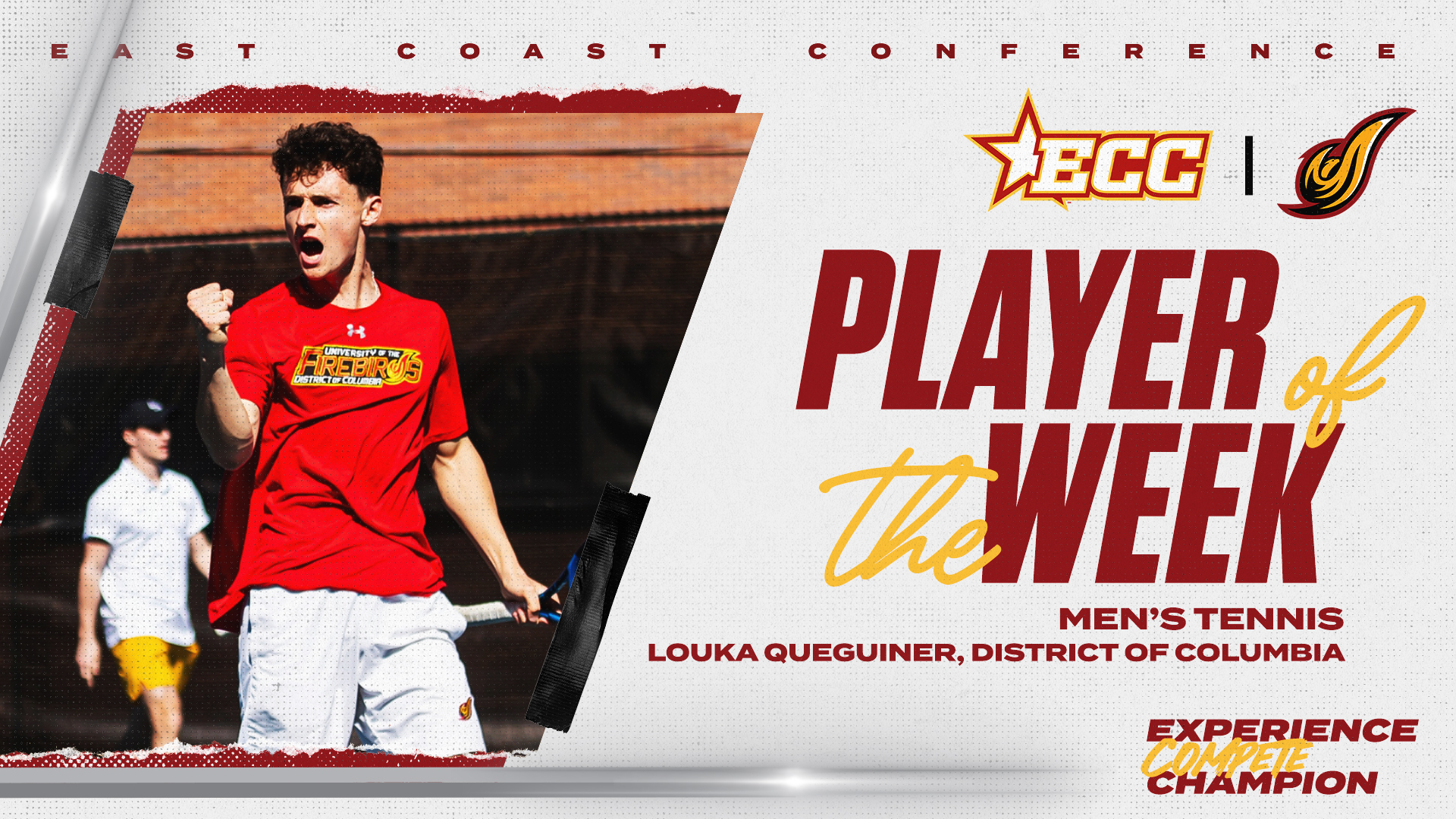 Louka Queguiner Earns ECC Player of the Week Honors