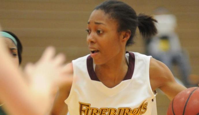 Sophomore Denikka Brent led the Firebirds in scoring for a fourth consecutive game with 14 points while also adding 10 rebounds and four steals.