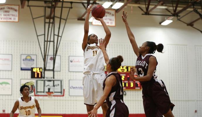 Denikka Brent led the Firebirds with 12 points and nine rebounds.