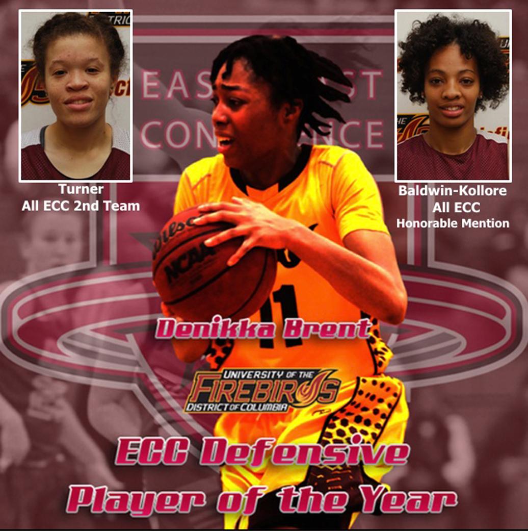 Brent Named ECC Defensive Player of the Year and Butler ECC Coach of the Year; Turner, Baldwin-Kollore Earn All-Conference Honors