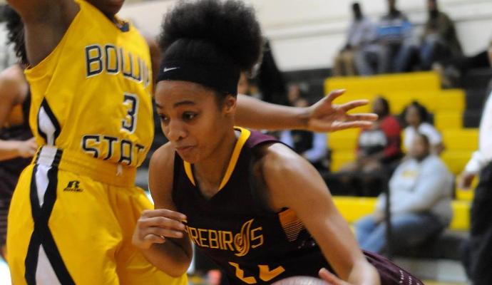 Senior Tajruba Baldwin-Kollore led the Firebirds with 12 points.