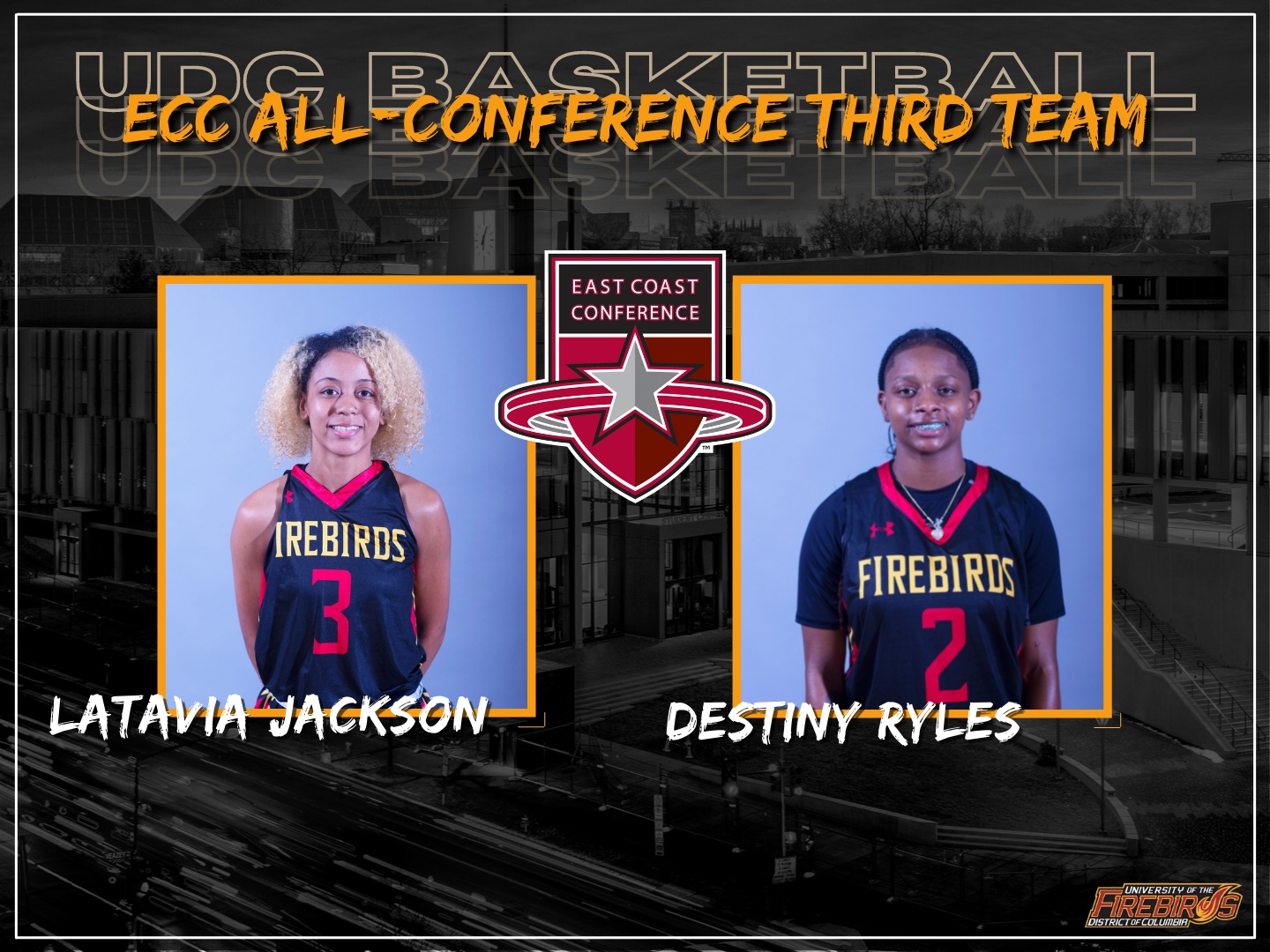 Latavia Jackson and Destiny Ryles Earns ECC All-Conference Honors