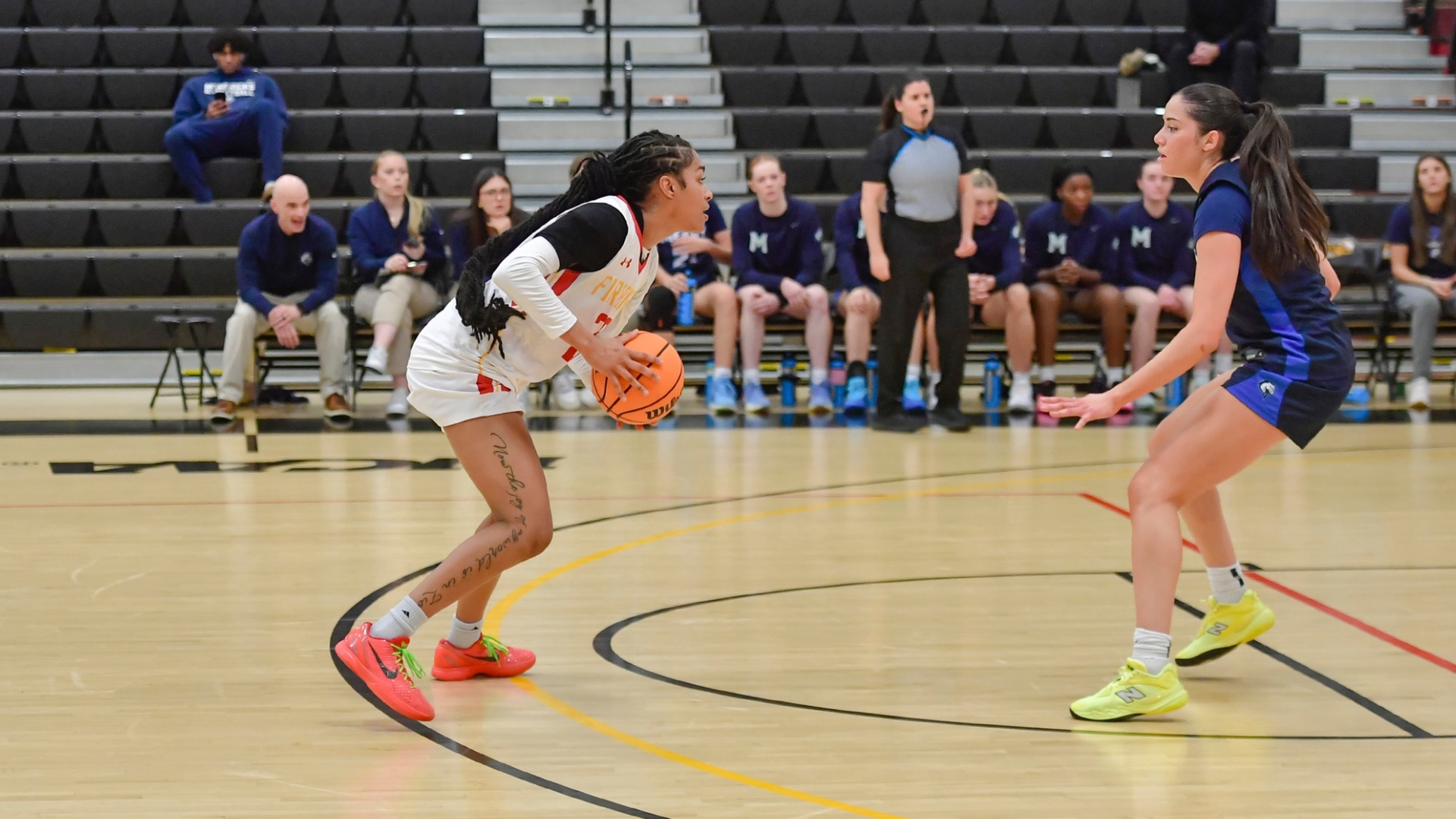 Firebirds Clinch ECC Tournament Berth with Senior Day Victory Over Queens, 71-43