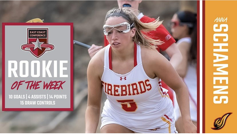 Anna Schamens Earns ECC Rookie of the Week