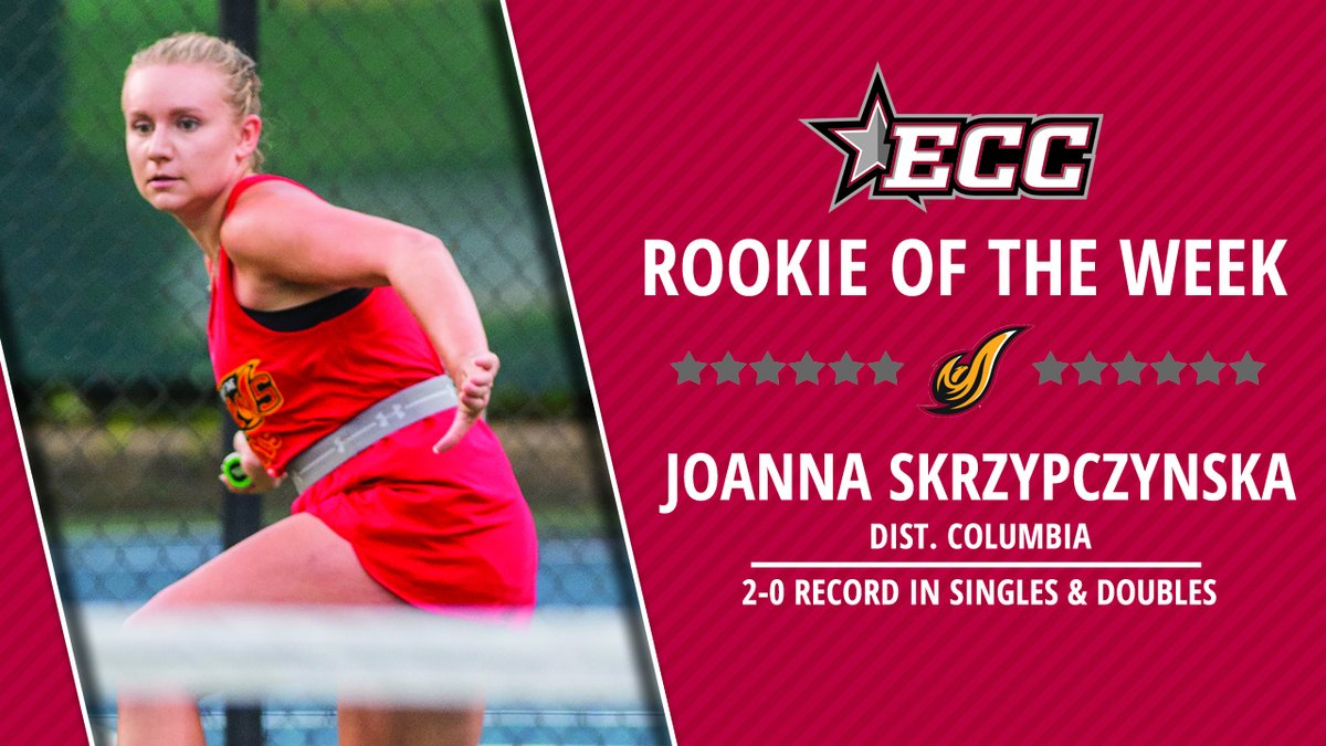 Joanna Skrzypczynska Earns 3rd Consecutive ECC Women&rsquo;s Tennis Rookie of the Week Honor