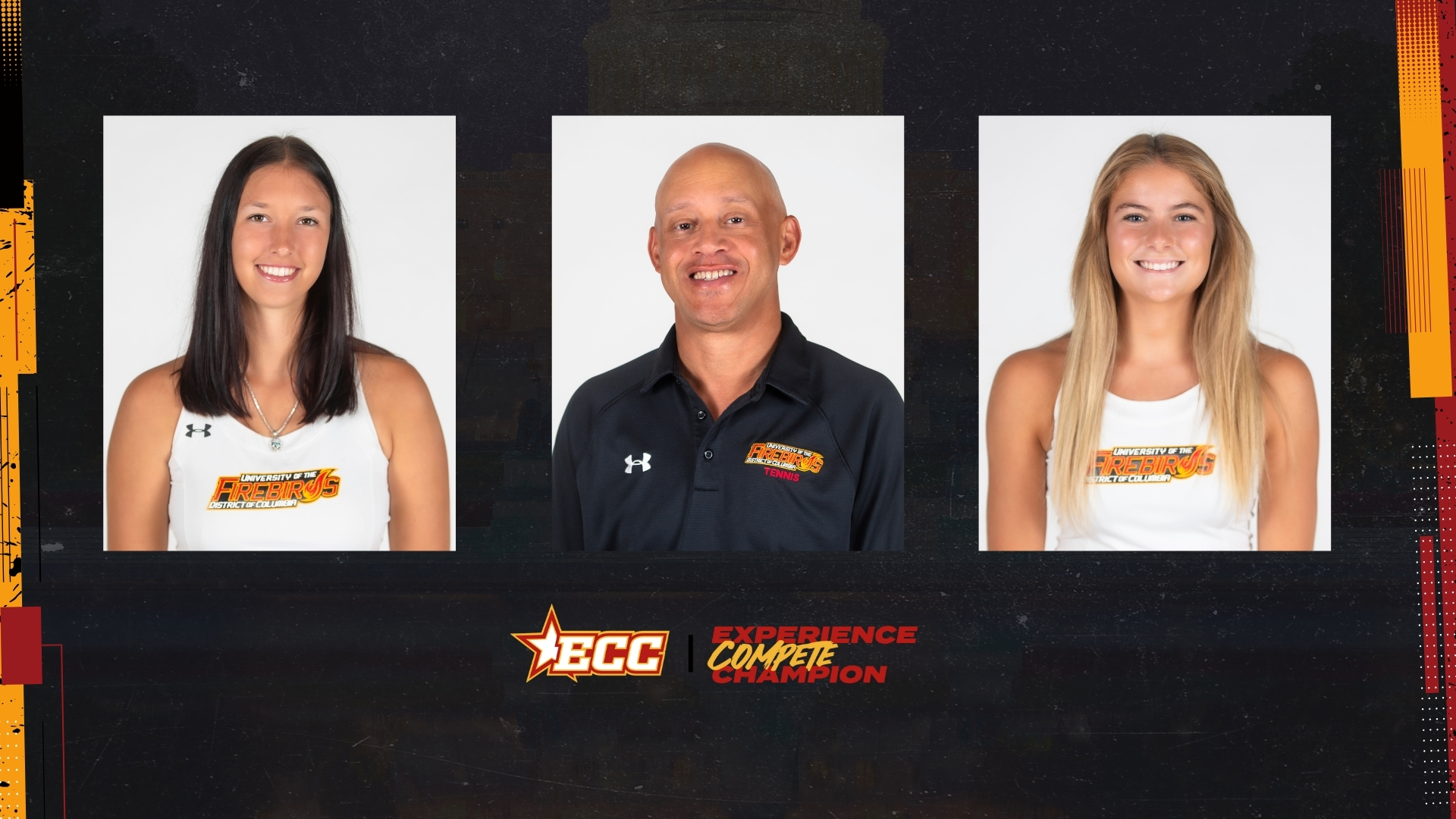UDC&rsquo;s Dickie Mahaffey Named ECC Coach of the Year; Polina Zelentsova and Celia Bastin Earn All-ECC Honors