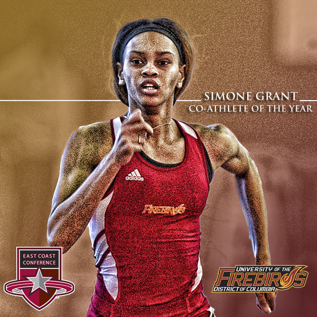Simone Grant Earns Co-East Coast Conference Women&rsquo;s Indoor Track & Field Athlete of the Year Honor; Host of Firebirds Earn All-Conference Honors