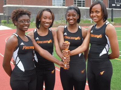 Firebirds 4x400 meter relay team