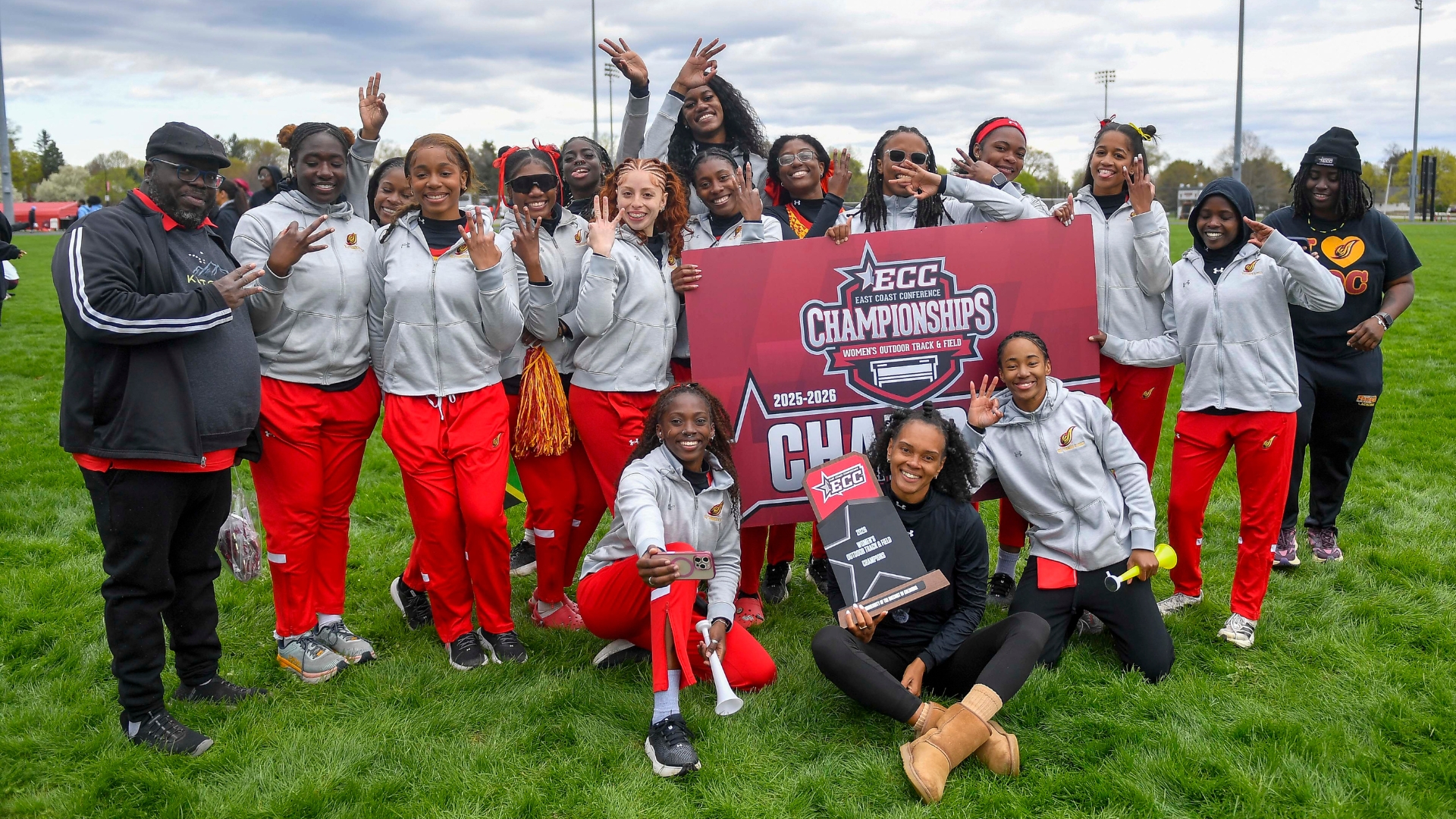 UDC Women&rsquo;s Track & Field Secures First-Ever Three-Peat at ECC Outdoor Championships