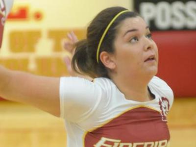 Mirella Nunes led scoring against Goldey Beacom with 16 kills.