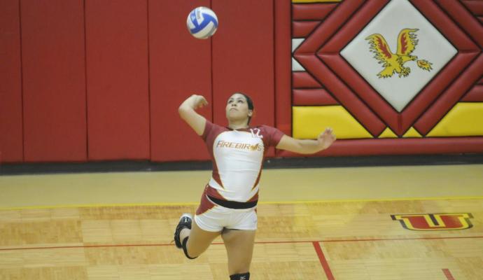 Sophomore Ariana Scott hit .450 with 11 kills.
