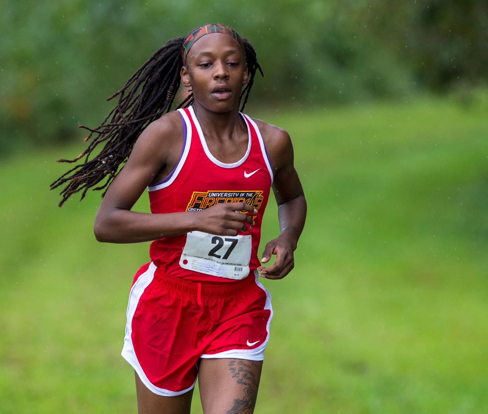 Roberts ran a time of 24:47.82 to place in the top 50.